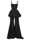 WIDE PANTS SCALLOP SET