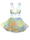 MULTI COLOR TULLE DRESS