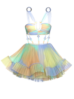 MULTI COLOR TULLE DRESS
