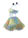 MULTI COLOR TULLE DRESS