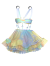 MULTI COLOR TULLE DRESS