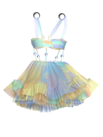 MULTI COLOR TULLE DRESS