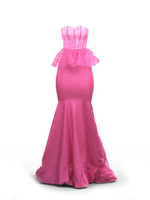 Corseted Blouse With Skirt