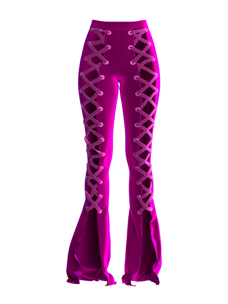 LATEX DISCO TROUSERS