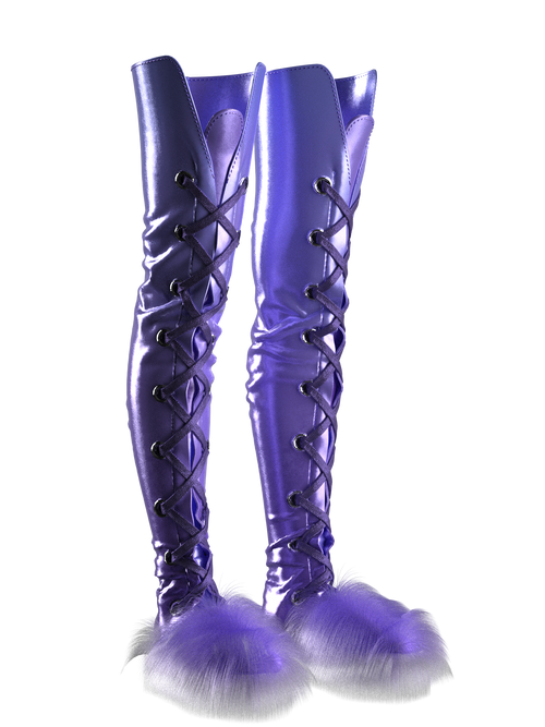 DIGITAL LAVENDER PEARL BOOTS