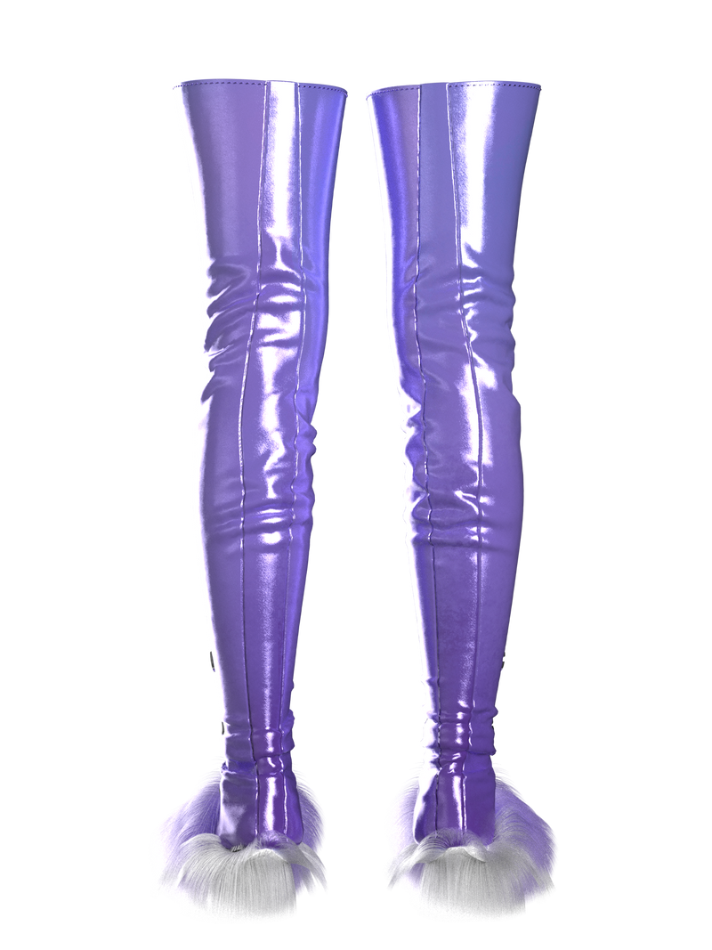 DIGITAL LAVENDER PEARL BOOTS