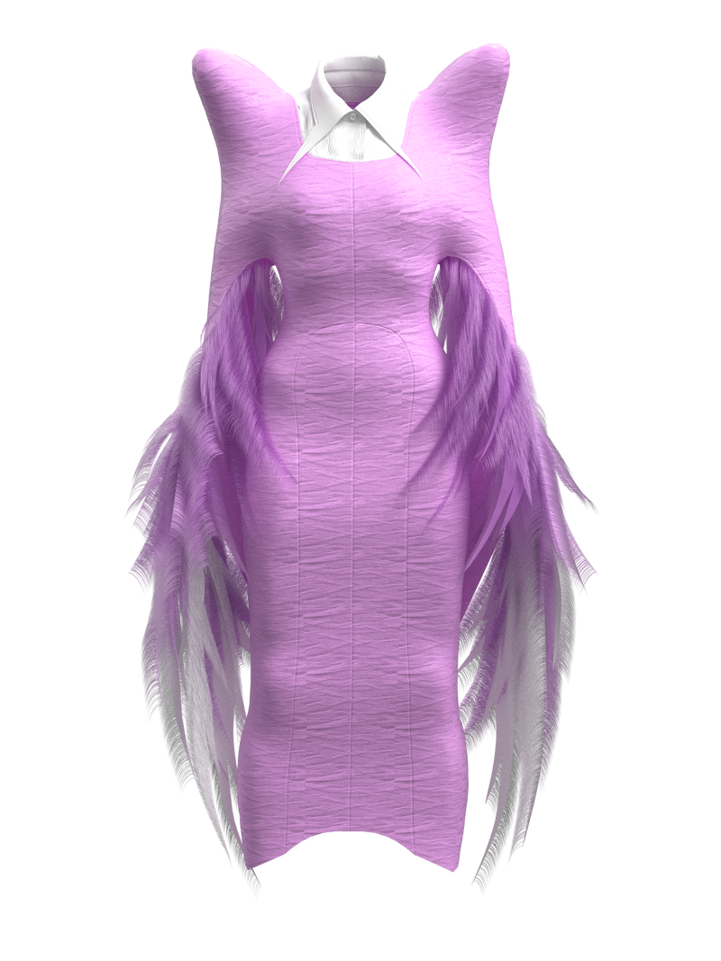 The creator dress in pink