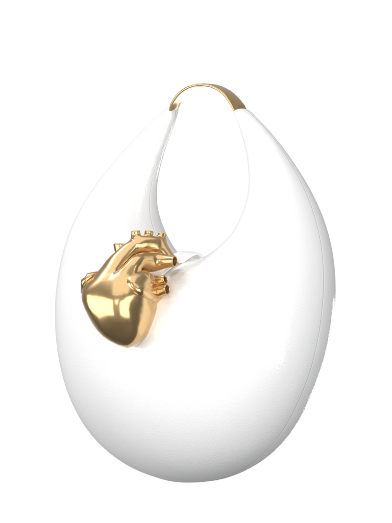 White Heart Bag SNOW