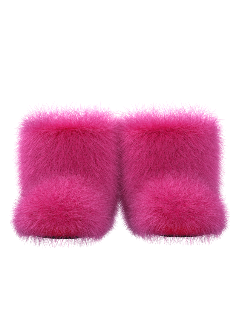 Pink Fur-tale Boots LOVE