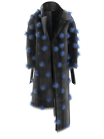 The Healer coat in blue