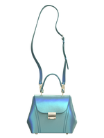 Audrey Mini - Metallic Aqua Blue