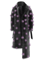 The Healer coat in pink