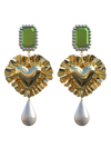 Golden Heart Earrings