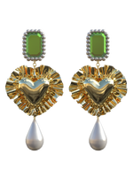 Golden Heart Earrings