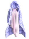 Fantasy Realm Dress + Puffer Coat Set