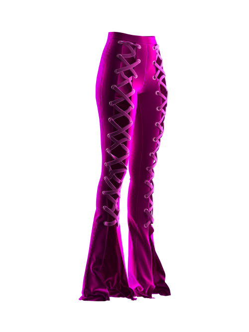 LATEX DISCO TROUSERS