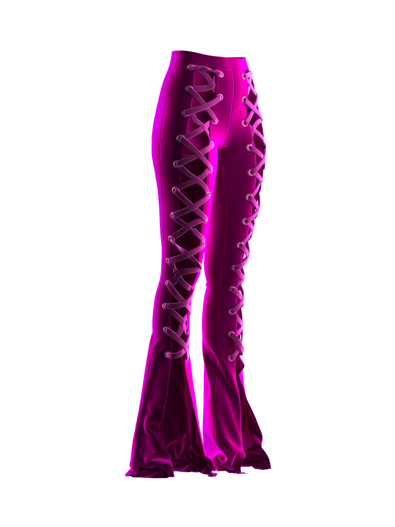 LATEX DISCO TROUSERS