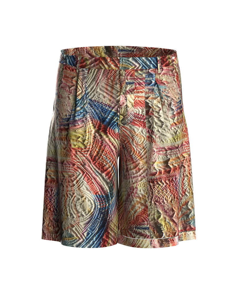 LORENZO LA COMMARE JACQUARD SHORTS