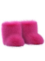 Pink Fur-tale Boots LOVE
