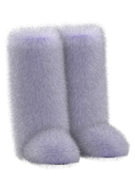 Purple Fur-tale Boots