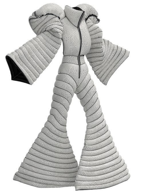 Athalia Lewartowski: overallwhite