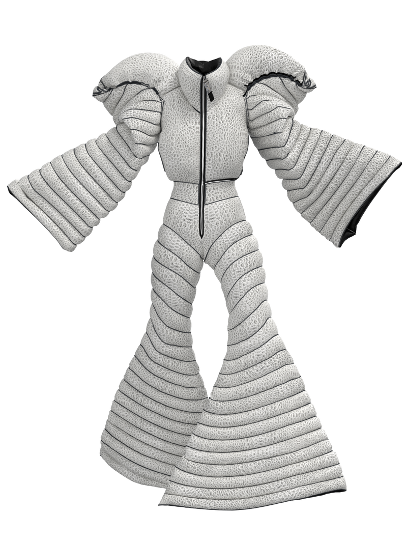 Athalia Lewartowski: overallwhite