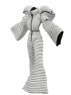 Athalia Lewartowski: overallwhite