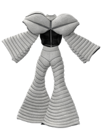 Athalia Lewartowski: overallwhite