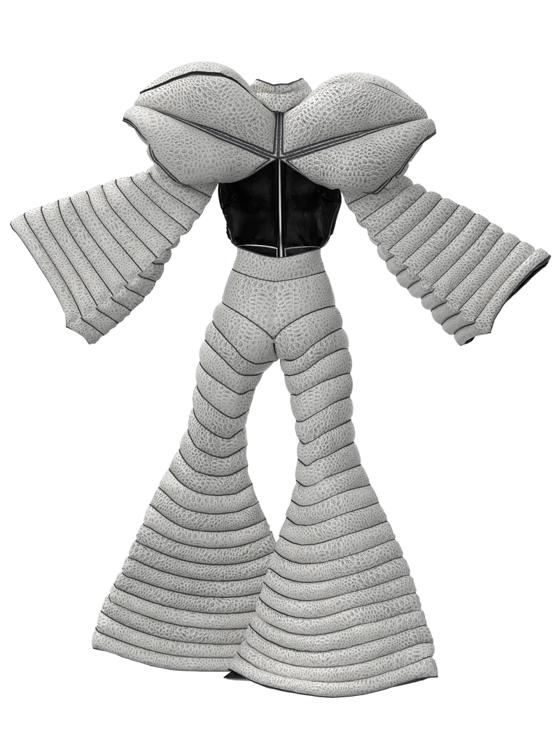 Athalia Lewartowski: overallwhite