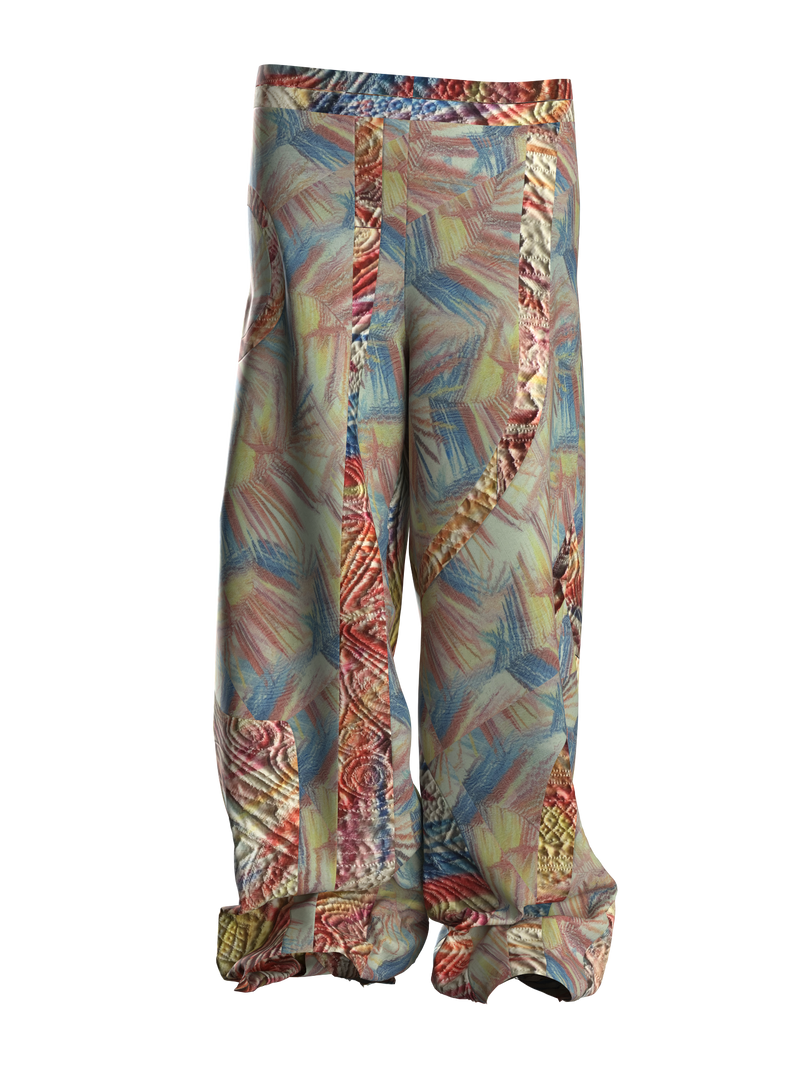 LORENZO LA COMMARE JACQUARD TROUSERS