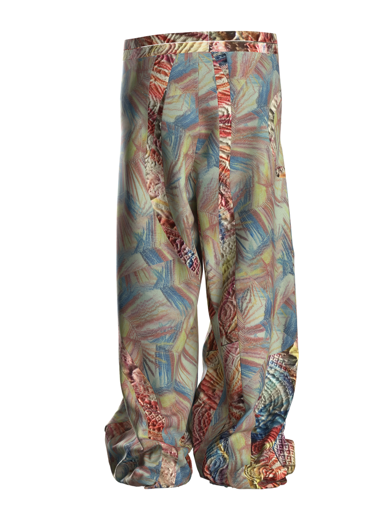 LORENZO LA COMMARE JACQUARD TROUSERS