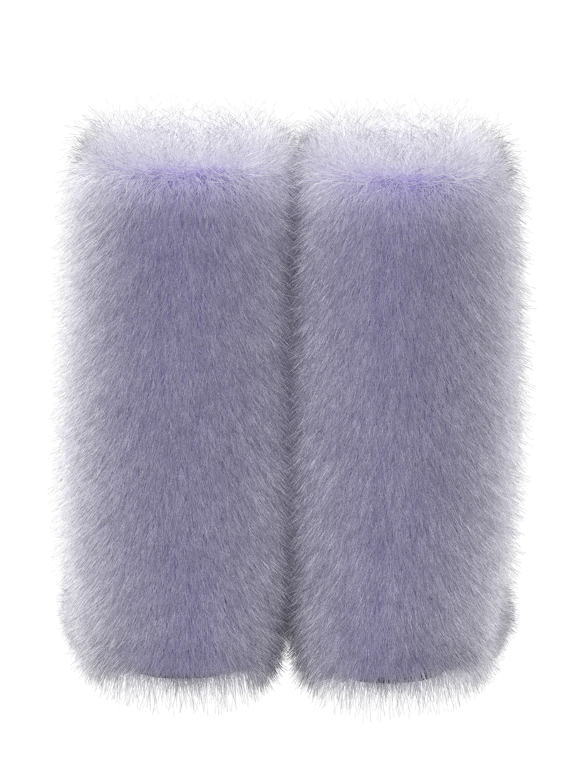 Purple Fur-tale Boots