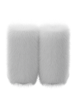 White Fur-tale Boots