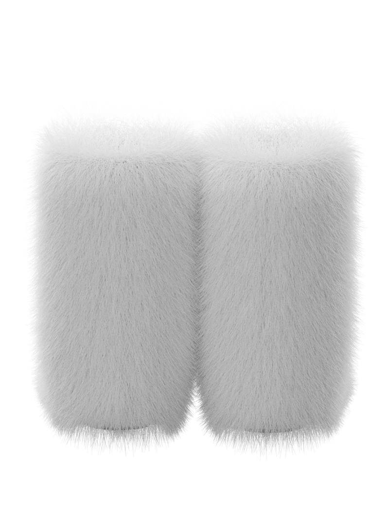 White Fur-tale Boots