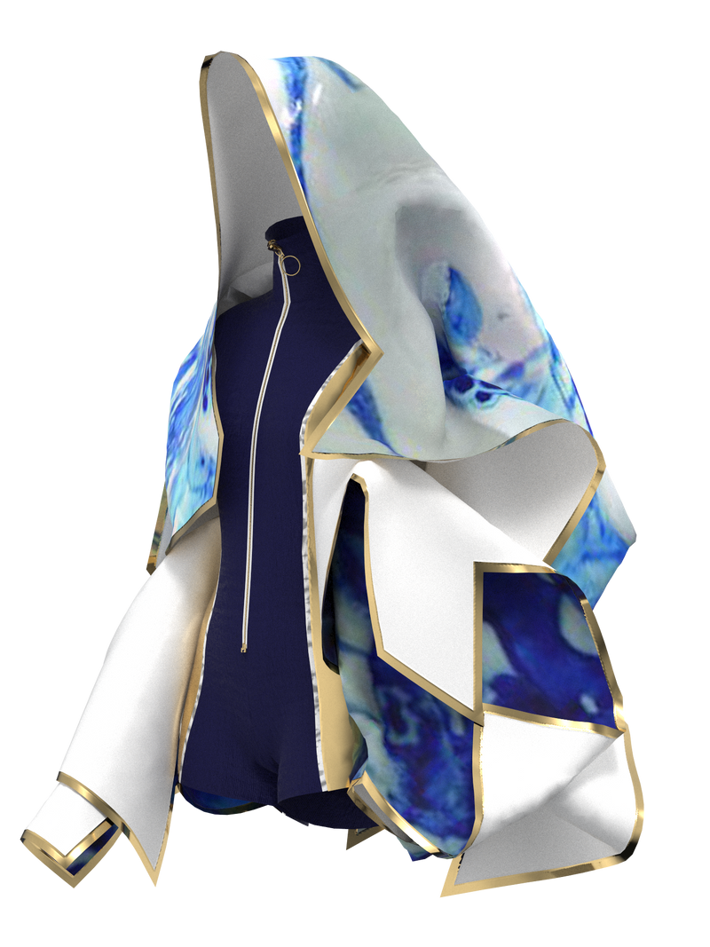Shani Meytav: KINTSUGI CAPE&DRESS