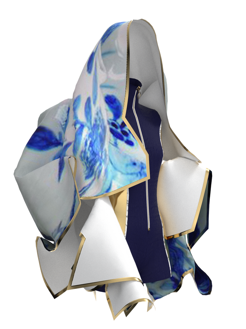 Shani Meytav: KINTSUGI CAPE&DRESS