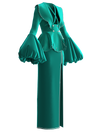 Opulent emerald co-ord set