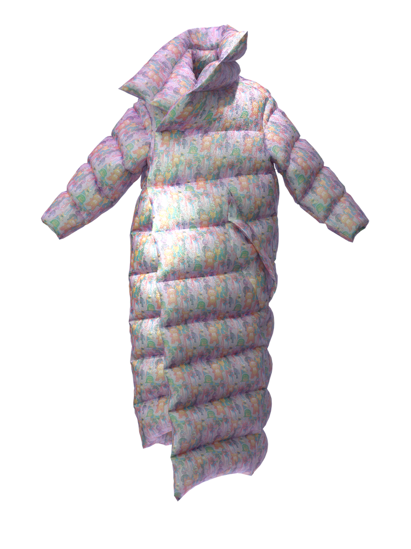 MONSTER Look 3 extralong puff jacket