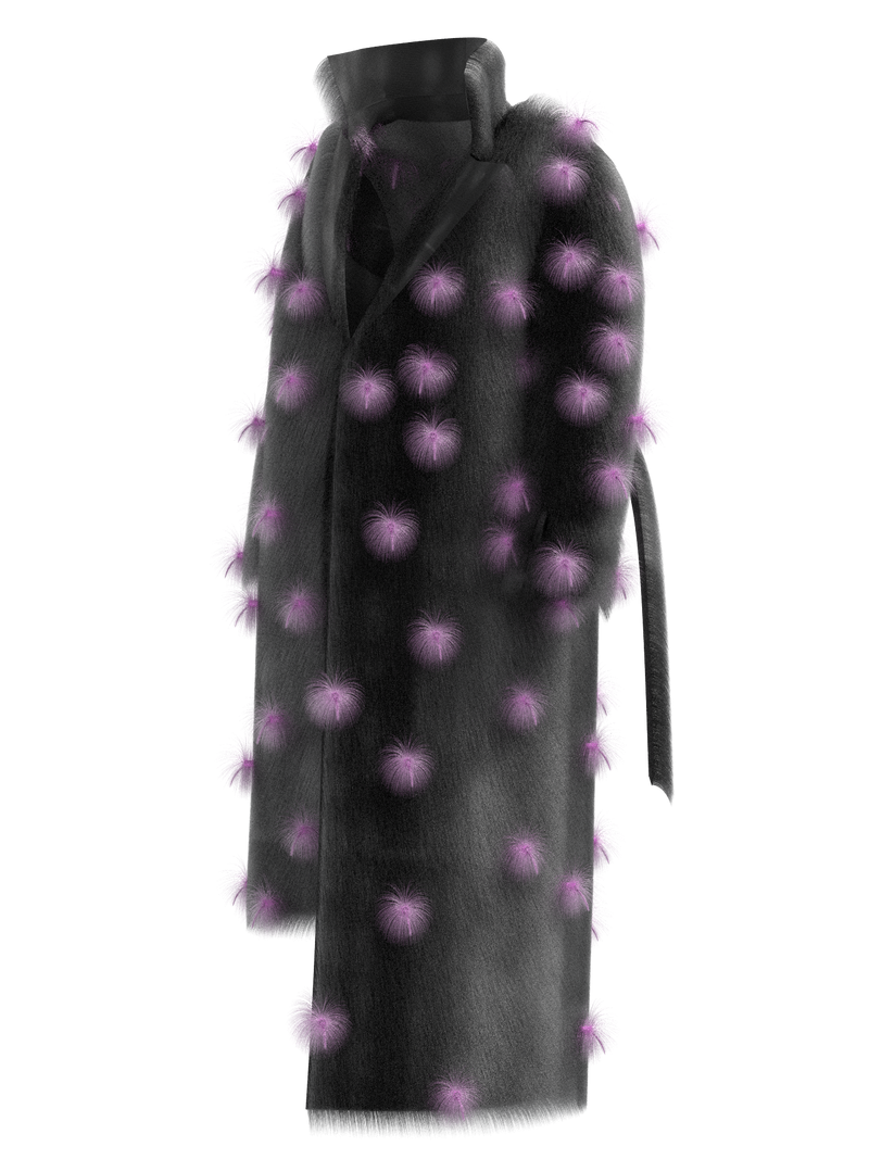 The Healer coat in pink