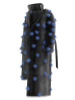 The Healer coat in blue