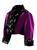 Magenta Embroidered Jacket