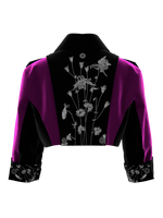 Magenta Embroidered Jacket