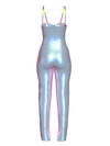 LGBTQ PLAYSUIT Silver Irridescent