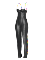 LGBTQ PLAYSUIT BLACK