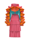 Shelly Coral Dress