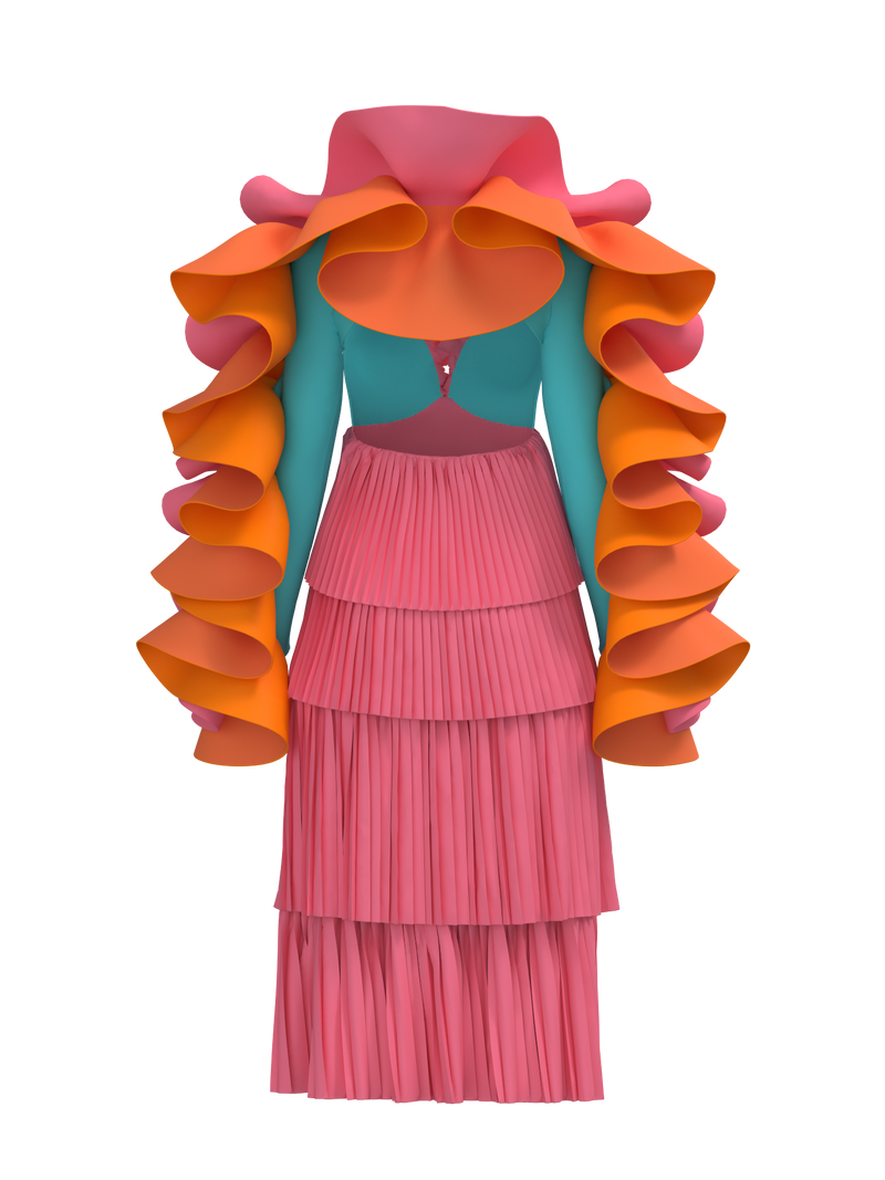 Shelly Coral Dress