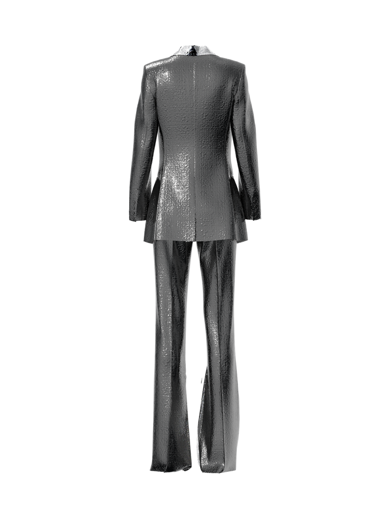 Metallic suit