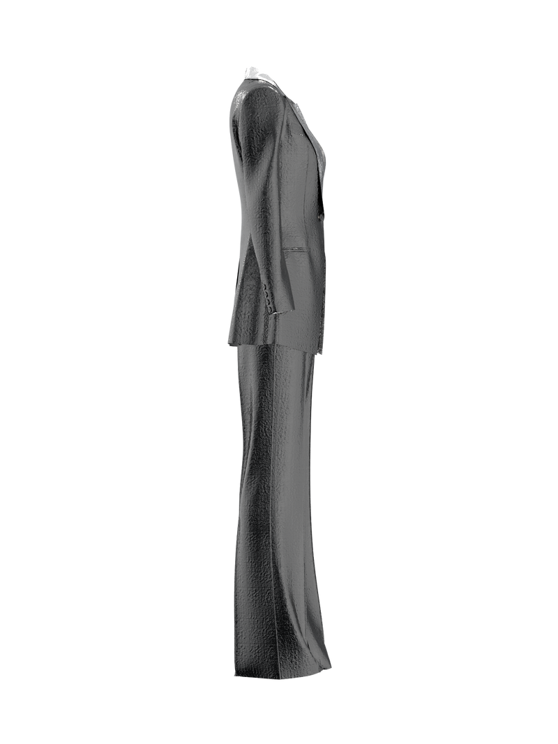 Metallic suit
