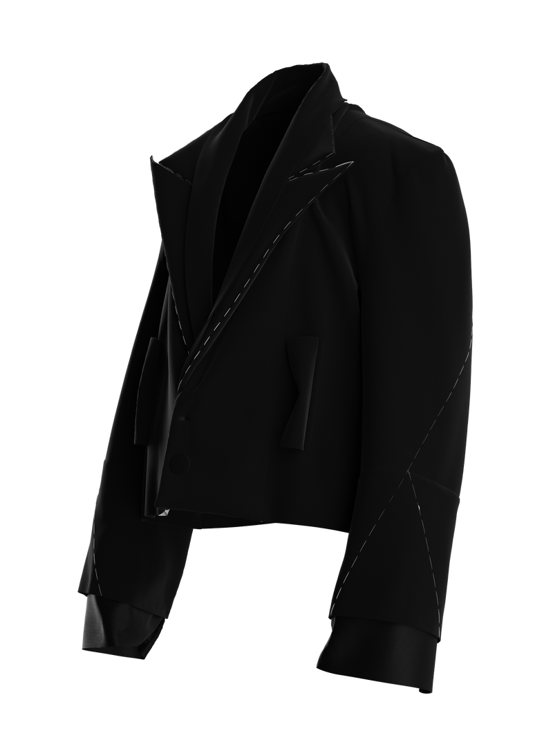 LORENZO LA COMMARE OVERSIZED JACKET