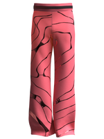 Trousers aniconic pink